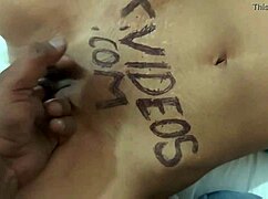 rahul gupta's big tits asian massage turns into hardcore blowjob fuck