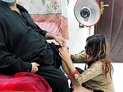 Old ranch man pounds Pakistani village maid pussy