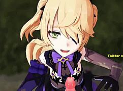 Fichl sucks cock deep in raw blowjob action