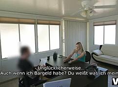 allie rae strips naked then fucks for cash