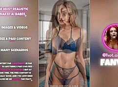 Hot ai-generated blonde babes flaunt curves in blue lingerie collection