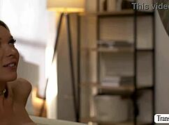 hey derek, feel my horny ts cock as aubrey kate fucks you bareback?