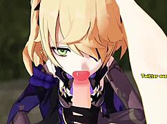 Fichl sucks cock deep in raw blowjob action