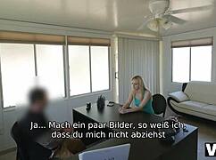 allie rae strips naked then fucks for cash