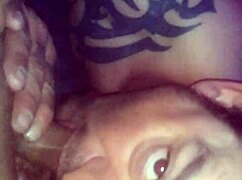 man suckin this shemale monster cock deep down my throat feels amazin