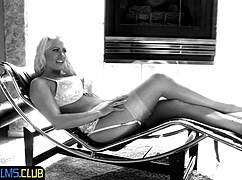 milf rides cock while black dongs spitroast her bent over