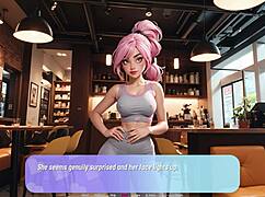 corlan's shaved pussy and big tits make naughty girlfriend wild!