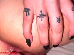 petite goth bonnie bowtie tries tight anal pov creampie closeup