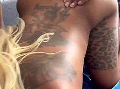 blonde gettin pounded by bbc doggystyle creampie feels sooo good