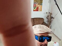 Blonde slut deepthroats cock in porn casting begging for more