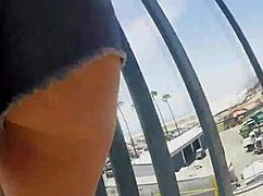 Oily Curvy Teen Thickum Twerks Fat Ass on Monster White Cock