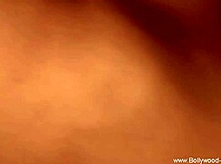 Indian brunette teases nude in sensual ritual dance