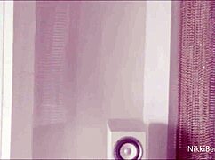 Nikki Benz sways her thick PAWG body dancing while squeezing massive boobs teasingly