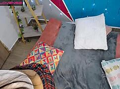 new latina teen camgirl mia lopez teases webcam viewers