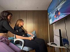 Teen girls finger pussies, lick clits, scissor and toy each other to orgasm