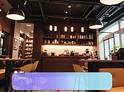 corlan's shaved pussy and big tits make naughty girlfriend wild!