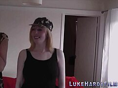 British babes jump into wild GROUP BANGING frenzy together