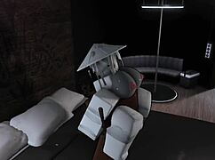 bbc pounds big ass prostitute mercilessly in roblox condo hotel game room