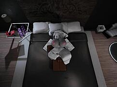 bbc pounds big ass prostitute mercilessly in roblox condo hotel game room