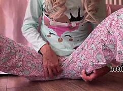 Skinny 18+ Teen Fingers Petite Pussy To Wild Squirting Orgasm!!