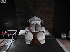 bbc pounds big ass prostitute mercilessly in roblox condo hotel game room