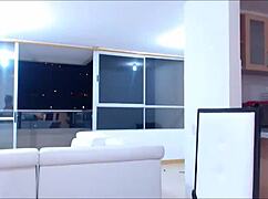 oh fuck yes, watch this adorable shemale teen serve her throbbing cock lunch!!