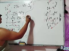 in the bedroom asian amateur with brown eyes uncovers algebra's hidden sexual roots together