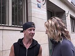 Elissen makes boyfriend watch black stranger fuck her ass pussy mouth then lick cum off shaved pussy