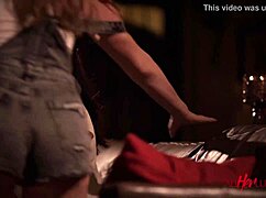 my hot babysitter blonde teases pussy then tribs me hard