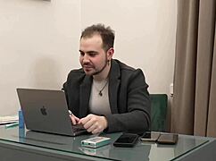 wanna taste my boss's cum for career boost in 4k?