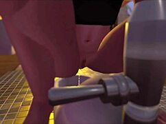 Redhead spreads wet clit for orgasmic fingering in full solo cinema