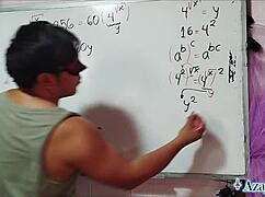 in the bedroom asian amateur with brown eyes uncovers algebra's hidden sexual roots together