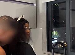 Ebony Maid Caught Riding Boss Cock?!