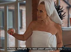 Mature4K: Horny British Milf Neighbor Fucks Robber Sucks His Cock Hard