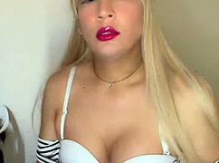 hey trans babe, those small tits look tasty wanna play?