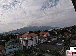 Petite Inked Thai Teen Bed Bouncing Hard