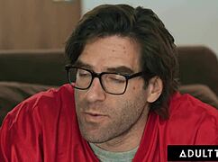 i almost got caught riding stepdad's best buddies begging for that open mouth facial