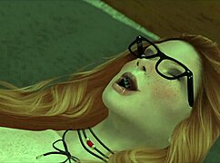 Redhead spreads wet clit for orgasmic fingering in full solo cinema