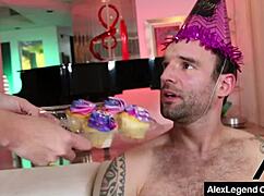 Blonde French Milf Ashley Graham Strips Rides Alex Legend's Cock Pussy Fuck Cowgirl