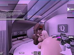 lesbian latina explores black futa's unique allure intimately