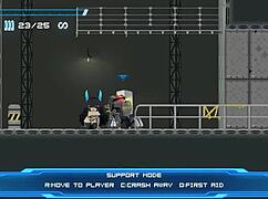 wait, cute lady banging robot men in hentai game? that's wild!