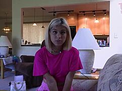 Blonde Lilith Grace Fucks Boss Seth Brogan's Mature Cock Hard!