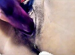 chilena amateur on videocall squirting twice in juicy hairy pussy explosion