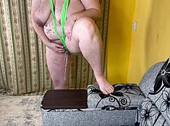 chubby bride milf milks two creampies bareback in cuckold threesome