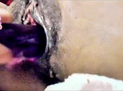 chilena amateur on videocall squirting twice in juicy hairy pussy explosion