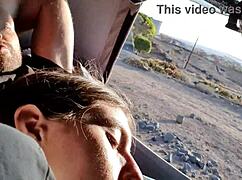 Risky Public Pissing Teen Gives Boyfriend Outdoor Camping Blowjob