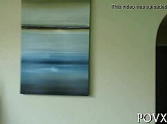 Pressley Carter rides cock hard in missionary pounding her tight wet pussy relentlessly