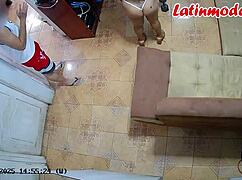 i'm shaking as hubby watches producer stretch my latina legs for his cock