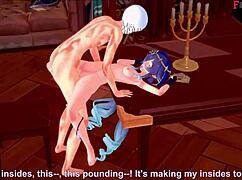 layla pounds jean’s office desk hard genshin impact! 🔥😈