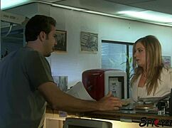 blonde worker's pussy licked right? wanna watch her squirm